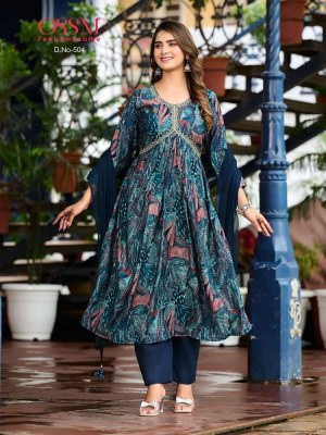 Ossm presents Resham vol 5 top pant dupatta  Alia cut wholesale Kurti catalogue  kurtis catalogs