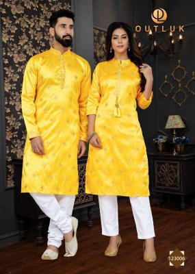 Outluk Vol 123 couple combo of Kurta with Payjama and Kurti with Pants set wholesale catalogue  kurtis catalogs