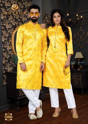 Outluk Vol 123 couple combo of Kurta with Payjama and Kurti with Pants set wholesale catalogue  kurtis catalogs