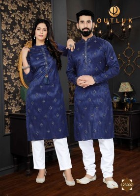 Outluk Vol 123 couple combo of Kurta with Payjama and Kurti with Pants set wholesale catalogue  kurtis catalogs