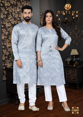 Outluk Vol 123 couple combo of Kurta with Payjama and Kurti with Pants set wholesale catalogue  kurtis catalogs