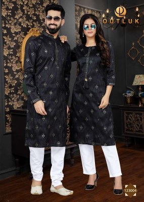 Outluk Vol 123 couple combo of Kurta with Payjama and Kurti with Pants set wholesale catalogue  kurtis catalogs