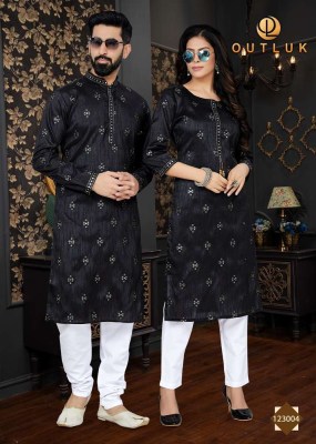 Outluk Vol 123 couple combo of Kurta with Payjama and Kurti with Pants set wholesale catalogue  kurtis catalogs