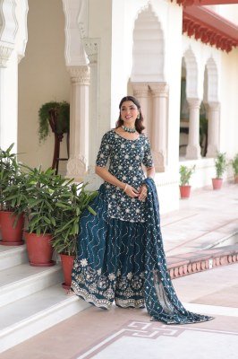 PREMIUM DESIGNER READYMADE TOP SHARARA-DUPATTA COLLECTIONS 2025 readymade suit catalogs
