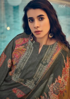 PRM Trendz present Roselyn pure masline silk embroidered printed unstitched suit material catalogue at low rate Prm Trendz