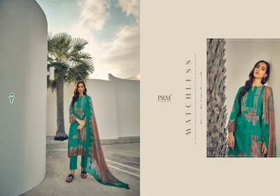 PRM Trendz present Roselyn pure masline silk embroidered printed unstitched suit material catalogue at low rate salwar kameez catalogs