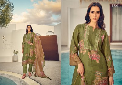 PRM Trendz present Roselyn pure masline silk embroidered printed unstitched suit material catalogue at low rate salwar kameez catalogs