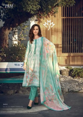 PRM Trendz present Tieran pure muslin silk digital printed dress material catalogue at wholesale price salwar kameez catalogs