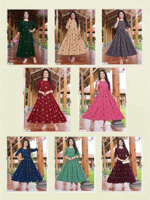 Paavis by Maisha present launch new rinkle cloth printed ghera style kurti catalogue at low rate kurtis catalogs