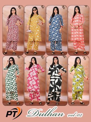 Padmavati Textile Dulhan Vol 2 Premium Rayon ODP Printed Top and Bottom Wholesale kurtis catalogs