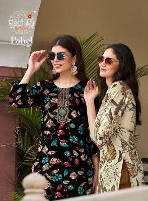 Pahel vol 9 by Radhika lifestyle Heavy reyon Printed readymade suit catalogue at affordable rate readymade suit catalogs