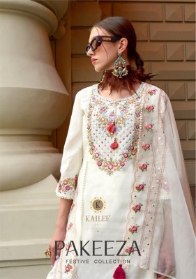 Pakeeza by Kailee designer thread work readymade suit catalogue at affordable rate Kailee fashion