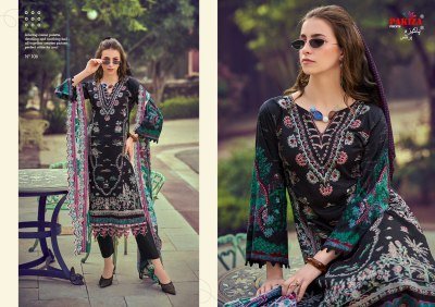 Pakiza Prints Ziaaz Vol-1 Designer Unstitched Lawn with Heavy Embroidery And Mal Mal Dupatta Wholesale dress material catalogs