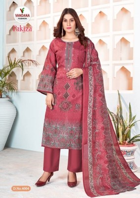 Pakiza vol 4 by Vandana fashion fancy soft cotton unstitched salwar suit catalogue  salwar kameez catalogs