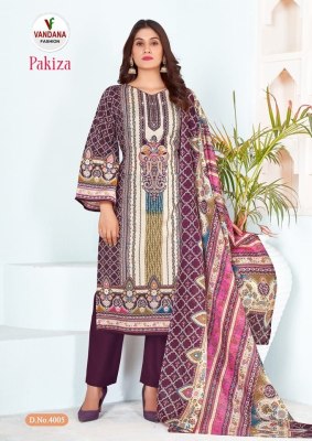 Pakiza vol 4 by Vandana fashion fancy soft cotton unstitched salwar suit catalogue  salwar kameez catalogs