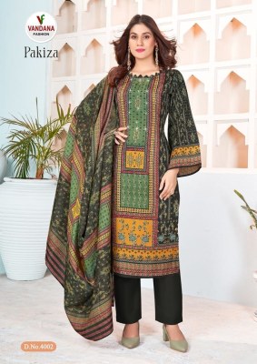 Pakiza vol 4 by Vandana fashion fancy soft cotton unstitched salwar suit catalogue  salwar kameez catalogs