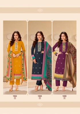 Pallavi vol 1 by Suryajyoti foil printed unstitched dress material catalogue at affordable rate salwar kameez catalogs