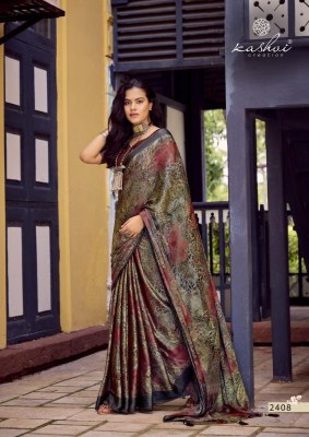 Pankti vol 24 by Kashvi creation soft silk fancy printed embroidered saree with blouse catalogue sarees catalogs