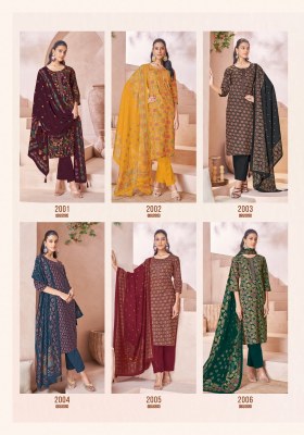 Pariza vol 2 by Suryajyoti cotton printed neck embroidered readymade suit catalogue at affordable rate readymade suit catalogs