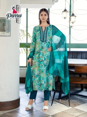 Parra Studio by Rangaat beautiful handwork kurti pant and dupatta catalogue  readymade suit catalogs