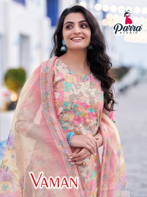 Parra Studio by Vaman exclusive designer modal chanderi kurtis  bottom and dupatta catalogue at wholesale price Parra studio