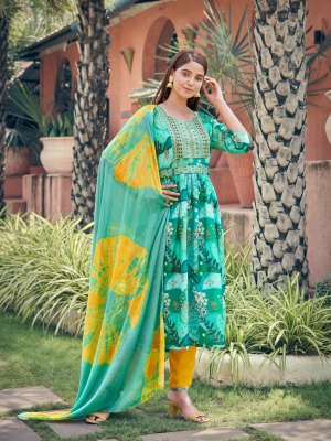 Parra studio by rangin nayra cut vol 1 nyra cut fancy kurti with pant and dupatta  kurtis catalogs