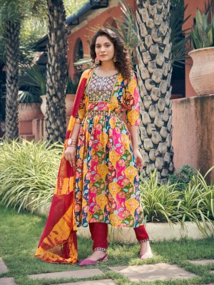 Parra studio by rangin nayra cut vol 1 nyra cut fancy kurti with pant and dupatta  kurtis catalogs