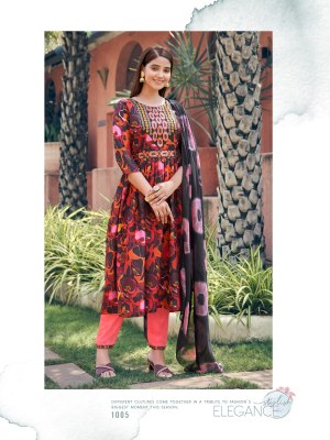 Parra studio by rangin nayra cut vol 1 nyra cut fancy kurti with pant and dupatta  kurtis catalogs