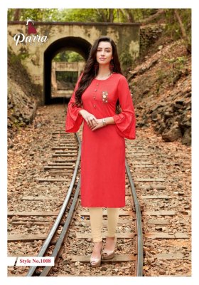 Parra studio by vastram pure reyon khatli work kurti catalogue at low rate kurtis catalogs