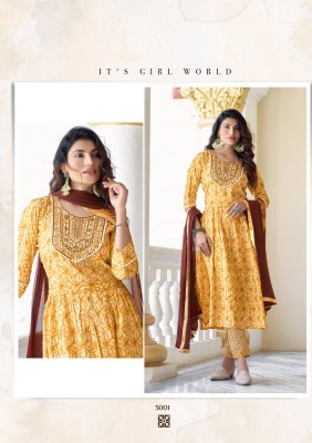 Parra studio khoobsurat vol 3 nyra cute Kurti with pants and dupatta set catalogue  kurtis catalogs