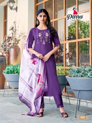 Parra studio present Srishti designer khatli work Exclusive Designers Kurti pant and dupatta catalogue readymade suit catalogs