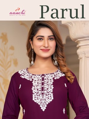 Parul by Aanchi embroidered short top catalogue at low rate Aanchi 