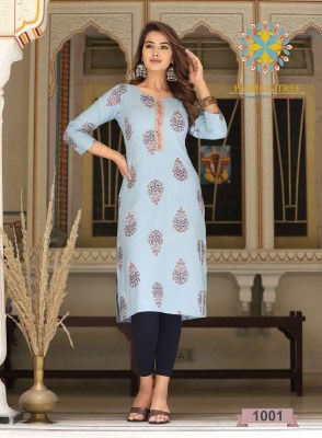 Passion Tree Albeli vol 1 Straight Cut Embroidery Work wholesale Kurti catalogue  kurtis catalogs