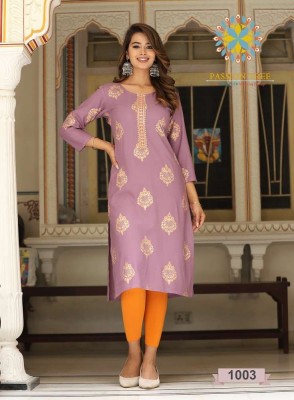 Passion Tree Albeli vol 1 Straight Cut Embroidery Work wholesale Kurti catalogue  kurtis catalogs