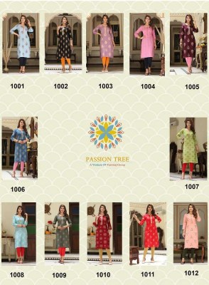 Passion Tree Albeli vol 1 Straight Cut Embroidery Work wholesale Kurti catalogue  kurtis catalogs