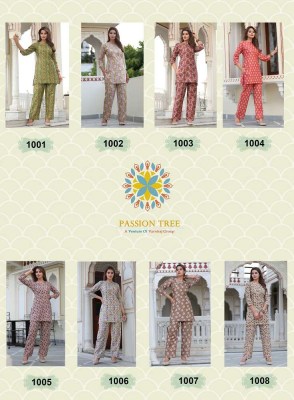 Passion Tree Kalki vol 1 Pure Printed Cotton co ord set catalogue wholesaler  kurtis catalogs