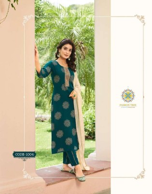 Passion Tree presents harvi vol 1 Fancy rayon Embroidery Work Kurti wholesaler price  kurtis catalogs