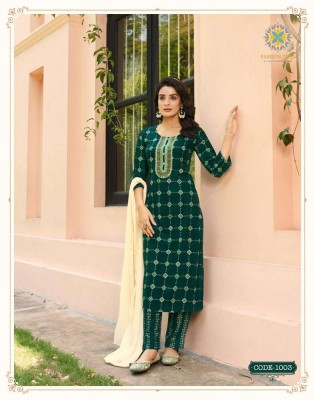 Passion Tree presents harvi vol 1 Fancy rayon Embroidery Work Kurti wholesaler price  kurtis catalogs