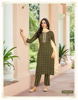 Passion Tree presents harvi vol 1 Fancy rayon Embroidery Work Kurti wholesaler price  kurtis catalogs