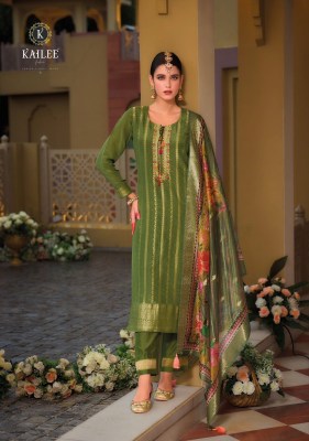 Pearl by Kailee fashion pure silk designer fancy kurti pant and dupatta catalogue readymade suit catalogs