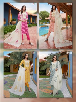 Pirohi by cotton rani beautiful chiken work patch readymade suit catalogue at affordable rate readymade suit catalogs