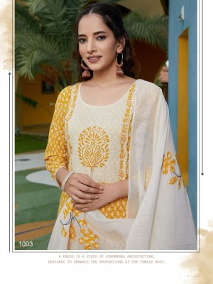 Pirohi by cotton rani beautiful chiken work patch readymade suit catalogue at affordable rate readymade suit catalogs