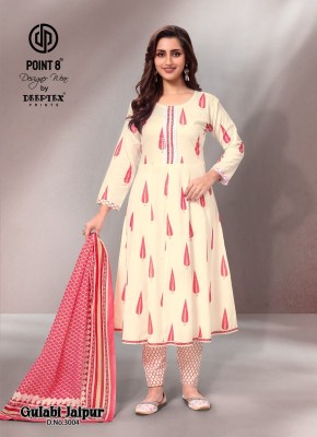 Point 8 By Deeptex Gulabi Jaipur Vol 3 Readymade Anarkali Kurti Pant With Dupatta  Wholesale Price  readymade suit catalogs