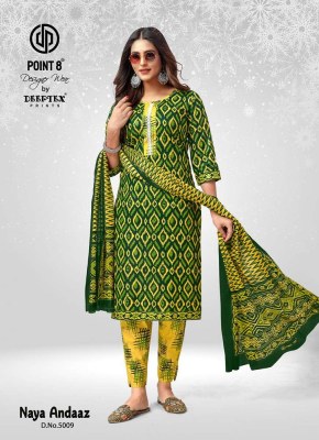 Point 8 By Deeptex Naya Andaaz Vol 5 Pure Cotton Printed Readymade Top Pant Dupatta set wholesale Kurti catalogue  kurtis catalogs