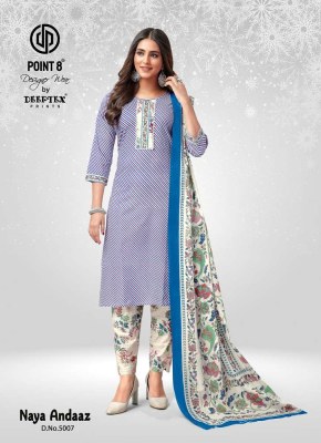 Point 8 By Deeptex Naya Andaaz Vol 5 Pure Cotton Printed Readymade Top Pant Dupatta set wholesale Kurti catalogue  kurtis catalogs