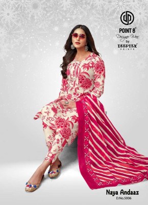 Point 8 By Deeptex Naya Andaaz Vol 5 Pure Cotton Printed Readymade Top Pant Dupatta set wholesale Kurti catalogue  kurtis catalogs