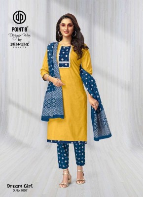 Point 8 By Deeptex Prints Dream Girl Vol 1 Readymade Kurti Pant Dupatta Set Wholesale Kurti catalogue  readymade suit catalogs