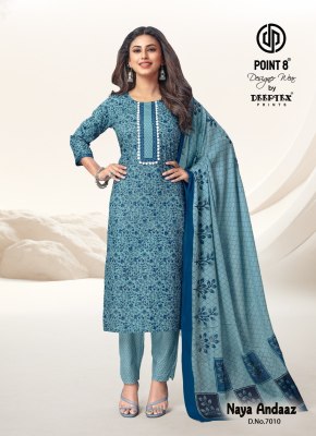 Point 8 by Deeptex Latest Naya Andaz Vol 7 Cotton Kurti Pant Dupatta Set Wholesale Rate  readymade suit catalogs