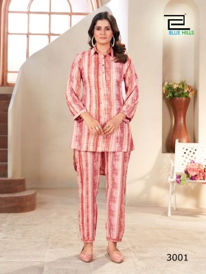 Poppins vol 3 by blue hills reyon printed fancy girls shirt with pant co ord set catalogue co ord set catalogs