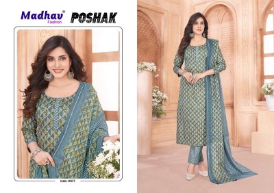 Poshak vol 1 by Madhav pure cotton printed unstitched dress material catalogue dress material catalogs